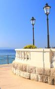 Blick auf die Strandpromenade in Opatija